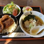 カナイ - ソースカツどん＋ラーメン