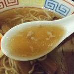 づゅる麺 池田 - スープの感じ