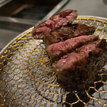 北海道焼肉 北うし - 知床和牛サガリ厚切り