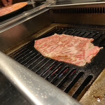 北海道焼肉 北うし - びえい和牛サーロイン焼きすき