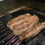 北海道焼肉 北うし - 知床和牛サガリ厚切り