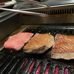 北海道焼肉 北うし - 知床和牛タン元厚切り焼き