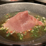 北海道焼肉 北うし - びえい和牛サーロイン　肉茶漬け