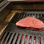 北海道焼肉 北うし - 知床和牛フィレ　ステーキサンド