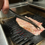 北海道焼肉 北うし - びえい和牛サーロイン焼きすき