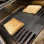 北海道焼肉 北うし - 知床和牛フィレ　ステーキサンド