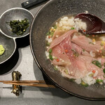 北海道焼肉 北うし - びえい和牛サーロイン　肉茶漬け