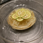 北海道焼肉 北うし - 酢橘冷麺