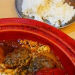 KEBAB UP - 白米とケフタ(モロッコの肉団子)
