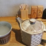 そば割烹 よいん - 蕎麦湯