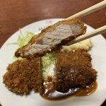 三好弥 - ロースとんかつ　断面