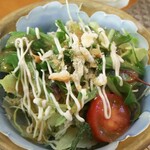 玄海鮨 - ランチのサラダ