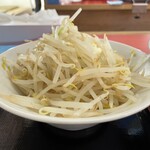 ラーメン もっけだの - ヤサイマシマシの追加ヤサイ（別皿）