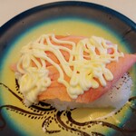 回転寿司すノ家 - 焼きサーモン