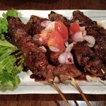 ダポールコネン - SATAY KAMBING　ほど良く野性的風味の肉。