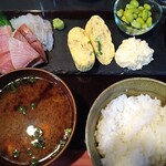 お魚バー 颯 - 刺身定食