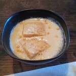 森彦 - 玄米餅の白いおしるこ