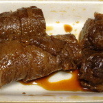 辻肉店 - 牛肉の牛蒡巻き(１本５００円)