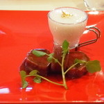 トゥ・ラ・ジョア - 土佐赤牛の生ハム巻き