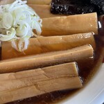 中華そば処 琴平荘 - 『メンマ中華そばおまかせ』の極太メンマ