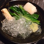 瀬里奈 - しゃぶしゃぶのスープで調理したお野菜です。