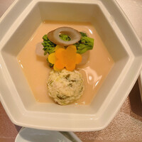 名駅なだ万茶寮 - これが吸い物! 聖護院大根 酒かす仕立て