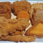 豊島精肉店 - フライの全貌です