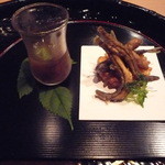 美山荘 - 2012年7月夕食