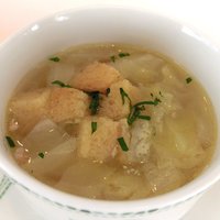サント ウベルトゥス - <'12/12/24撮影>サラダランチ 1260円 の具沢山の温製野菜スープ