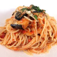 サント ウベルトゥス - <'12/12/24撮影>サラダランチ 1260円 のパンチェッタと茄子のフリット入りトマトソース モッツァレラチーズ添え