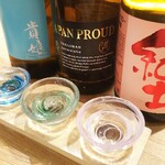 Tsukushi - 日本酒飲み比べ