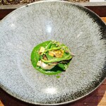 Reconnaissance - 答志島真鯛のポワレ、桑名なばなのソース