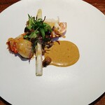 Reconnaissance - 前菜、オマール海老のポワレ、アメリケーヌソース