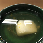 赤坂 菊乃井 - 昼懐石１３３１０円。鰤しゃぶ。この状態で提供されます。