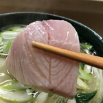 赤坂 菊乃井 - 昼懐石１３３１０円。鰤しゃぶ。冬の風物詩になりつつあります。今年もとても美味しかったです（╹◡╹）（╹◡╹）