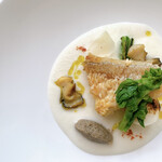 シェ・コーベ - 鯛と蕪のソース