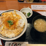まるかつ - ダブル玉子かつ丼
