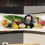 望楼NOGUCHI函館 - 海峡鮪、塩水ウニ、常呂産帆立、苫小牧産北寄、牡丹海老、恵山産平目、北海道産タコの頭