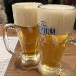 金町製麺 - ザ･プレミアム･モルツ(生）420円