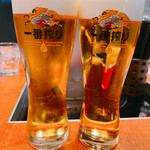 ファイヤーホール4000 虎ノ門ヒルズ - キリン一番搾りビール 660円