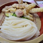 うどんや まるちゃん - いか天ざるうどん