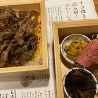 すき焼きと牛まぶし ももしき - 