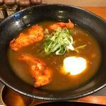 京のカレーうどん味味香 - とり天カレーうどん スペシャルチーズトッピング