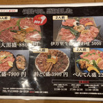 焼肉 大黒 - メニュー