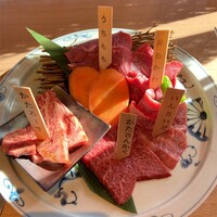 尾崎牛焼肉 銀座 ひむか - 5種盛り