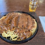 お食事処 榮 - 料理写真:スパゲティカツレツ1200円