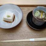 仲佐 - 高野豆腐と海老しんじょう