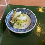 道の駅 - 蟹わっぱ内の香の物