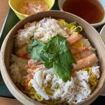 道の駅 - 富山御膳内の蟹わっぱ