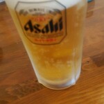Saisai Chuuka Dainingu - 生ビール（中）アサヒ